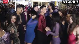 Martinas Filthy Dance Triple Threat Tease inside the City