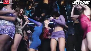 Martinas Filthy Dance Triple Threat Tease inside the City