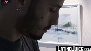 Hairy bearded guy Guerro agrees to taste my salty boner for cash