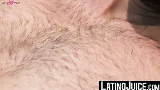 Hairy bearded guy Guerro agrees to taste my salty boner for cash