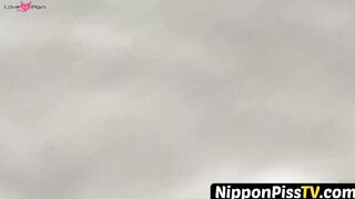 NipponPissTV.com - Japanese babes feel embarrassed as they are caught peeing outdoors