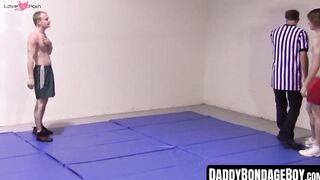 DaddyBondageBoy.com - Slender gays' hardcore wrestling and BDSM strip show
