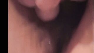 Squirting with a plug in my ass