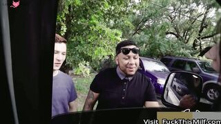 PAWG Abella Danger Fucks Random Dudes On The Reverse Bang Bus