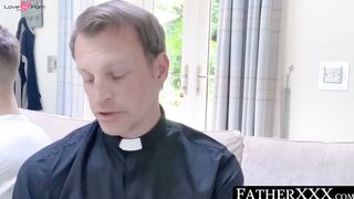 FatherXXX.com - Confession leads to mutual oral worship and raw, spiritual barebackin