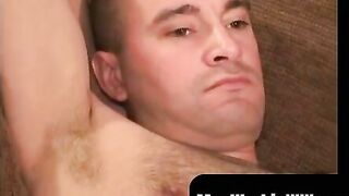MenWorkinXXX.com - Beefed up homosexual enjoys solo jack off and sprays big load