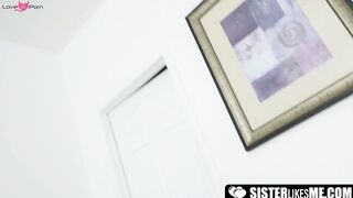 SisterLikesMe.com - Cute stepsister Chloe Cherry takes a monster cock deep in POV