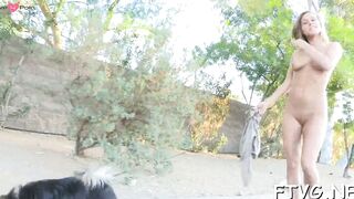 Girl Kennedy Leigh with massive cans and tons of fake penis