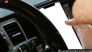 BlackCockLove.com - Tiny Alex More swallows loads of cum after riding black cock