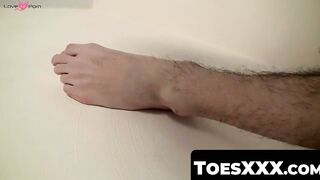ToesXXX.com - Skinny twinks' shower play and toe-sucking tease