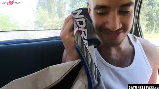 Leo Giok fucks his passenger Talex Madriz for sniffing his undies
