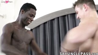BBC Drake Magnum bottoms for hunk Charlie Pattinson after losing game