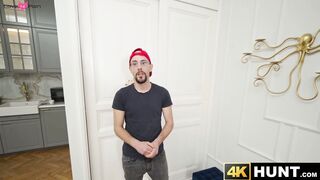 Slutty babe Maya Sinn pays for with her pussy for my services