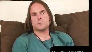MenWorkinXXX.com - Long haired homosexual enjoys a cigar before jerking off
