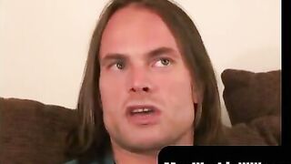 MenWorkinXXX.com - Long haired homosexual enjoys a cigar before jerking off