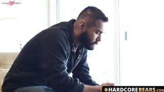 HardcoreBears.com - Hunk Avi Strider relentlessly barebacks Adam James in hardcore ac