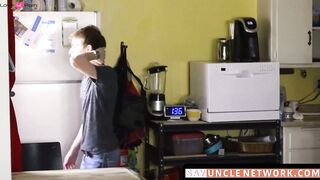 SayUncleNetwork.com - Stepbrother's raw barebacking of a tight twink's eager little a