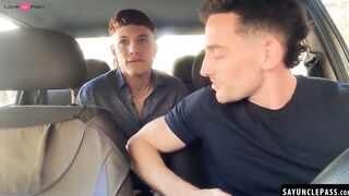 Ayun XXX gives his hot driver Matt Vi a deep and hard cock ride