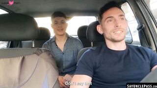 Ayun XXX gives his hot driver Matt Vi a deep and hard cock ride