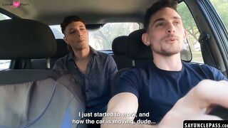 Ayun XXX gives his hot driver Matt Vi a deep and hard cock ride