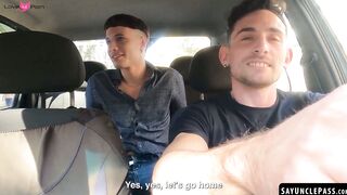 Ayun XXX gives his hot driver Matt Vi a deep and hard cock ride