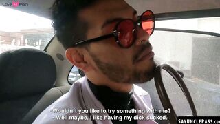 Jor Albarado begs his driver Hasan Shelby to plow his cock inside him