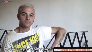 SayUncleNetwork.com - Inked Latino's big cock blowjob before a POV cumshot scene