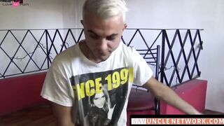 SayUncleNetwork.com - Inked Latino's big cock blowjob before a POV cumshot scene