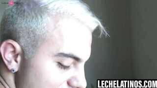 LecheLatinos.com - Juans bisexual cock wetting for cash