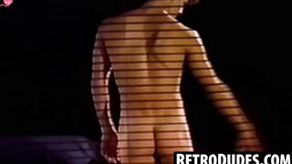 RetroDudes.com - Handsome Alan Fox restrains himself while playing with his large don