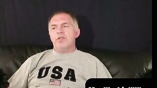 MenWorkinXXX.com - Fat hairy guy enjoys playing with his hard dick and unloads jizz