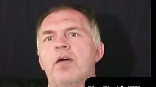 MenWorkinXXX.com - Fat hairy guy enjoys playing with his hard dick and unloads jizz