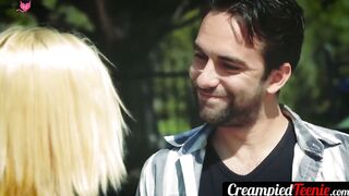 CreampiedTeenie.com - Once Bailey gets jealous she gets her pussy fucked hard to feel