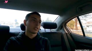 Uriel Simon pays Fer Froma with his ass and a blowjob for a ride