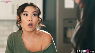 Stepuncle fucks Asian teen stepdaughter