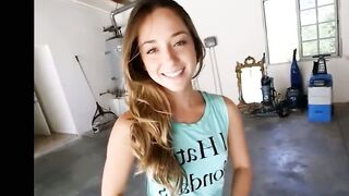 Big Monster cock stretching Remy LaCroix's tight shaved pussy