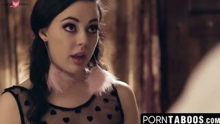 PornTaboos.com - Taboo sex between stepdad and his stepdaughter in their marital bed