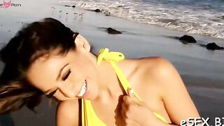 Voluptuous young Sara caresses fat love rocket