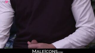MaleIcons.com - Ian and Josh Stone's study break a rough anal fuck between buddies
