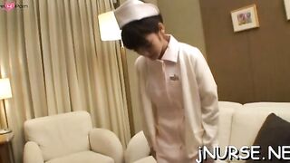Nurse takes it doggystyle