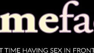 Big Boobed amateur Ashleah creampied rough inside 1st anal casting