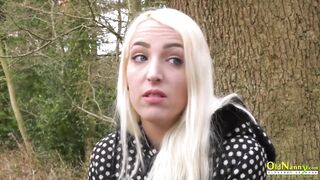 OLDNANNY 2 blonde ladies dig masturbation together