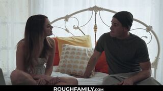 Brother and Sister Fucked Better on The Family Bed -