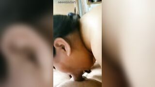 MY LATIN MEXICAN FRIEND RIDDING ON MY DICK