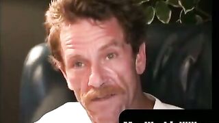 MenWorkinXXX.com - Experienced rod choker spanks his hairy cock and sprays cum solo