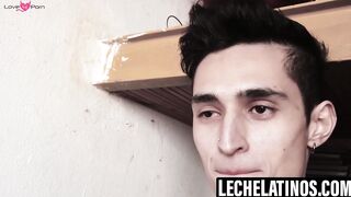 LecheLatinos.com - Sonny's horny mouth painted with my cum