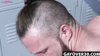 GayOver30.com - Brian Bonds' locker room teasing