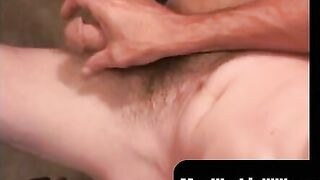 MenWorkinXXX.com - Skinny dude gives head and tugs his tiny dick until he cums hard