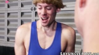 Matt Steel put coach Jordi Massive dick in his mouth to join the team