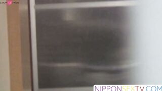 NipponSexTV.com - Japanese woman exposes her amazing tits and squeezes them